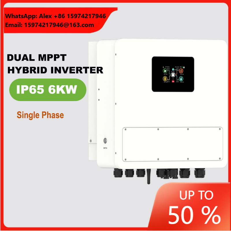 Off Grid Solar Inverter 48V 6000W - Onduleur solaire hybride monophasé basse tension