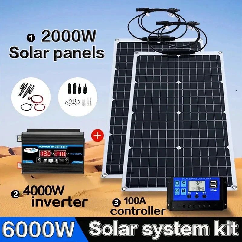 Grid Tie Inverter Limiter 2000W - Kit solaire tout-en-un 2000 W |