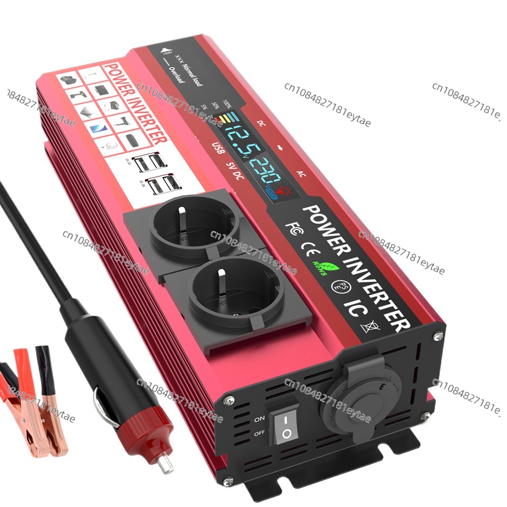 Power Inverter 12V 220V 4000W Continuous - Convertisseur de courant 12V vers 220V