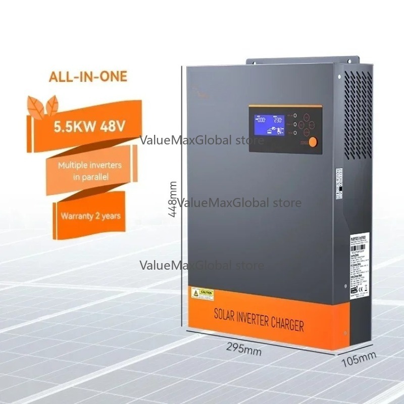 Hybrid Solar Inverter 5.5Kw Mppt 48V - Convertisseur solaire hybride triphasé 5,5 kW