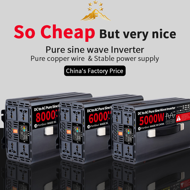 Pure Sine Wave Inverter 5000W 48V 220V - Onduleur hors réseau à onde sinusoïdale