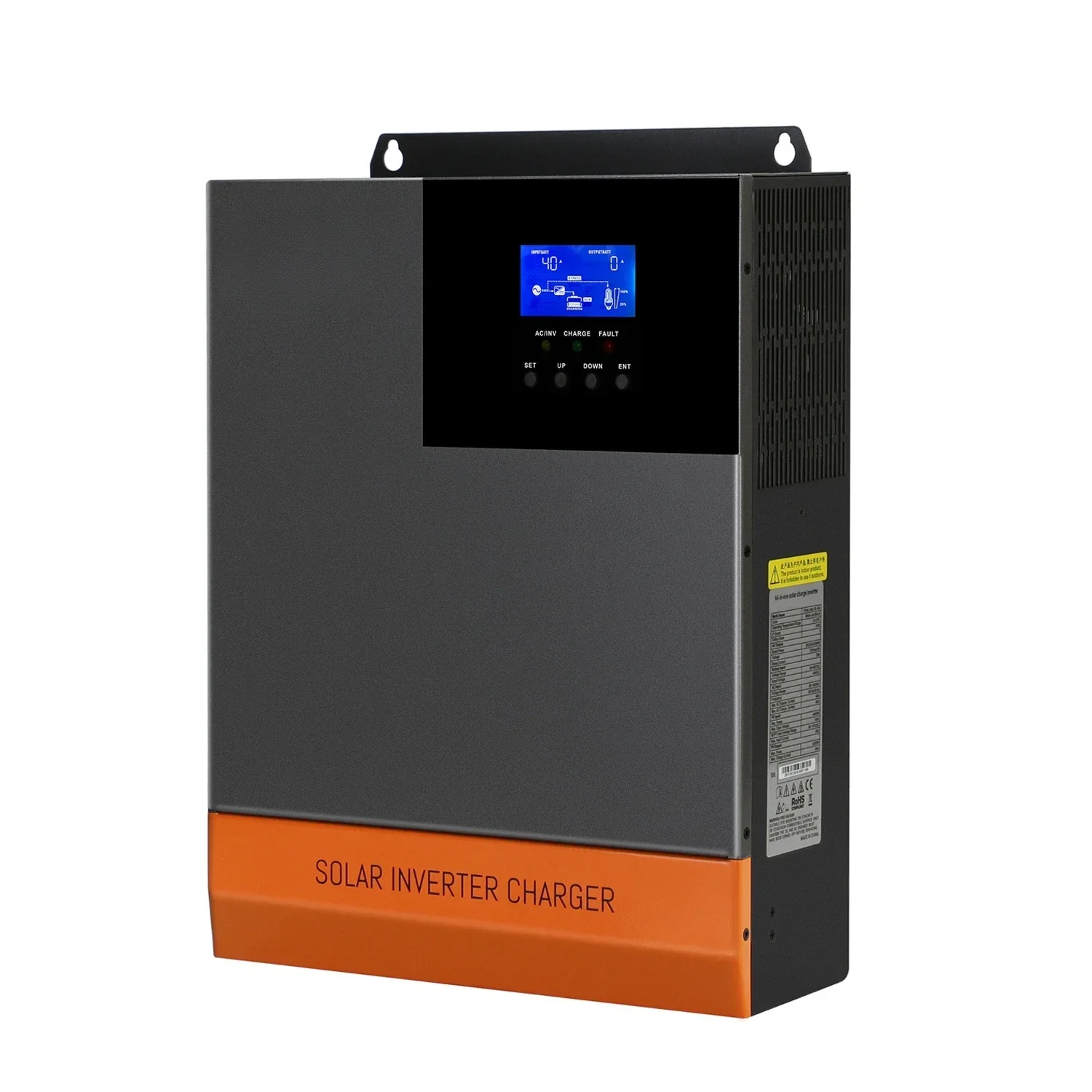 Hybrid Solar Inverter 5.5Kw Mppt 48V - 5.5kW MPPT 100A optique 220V 48V