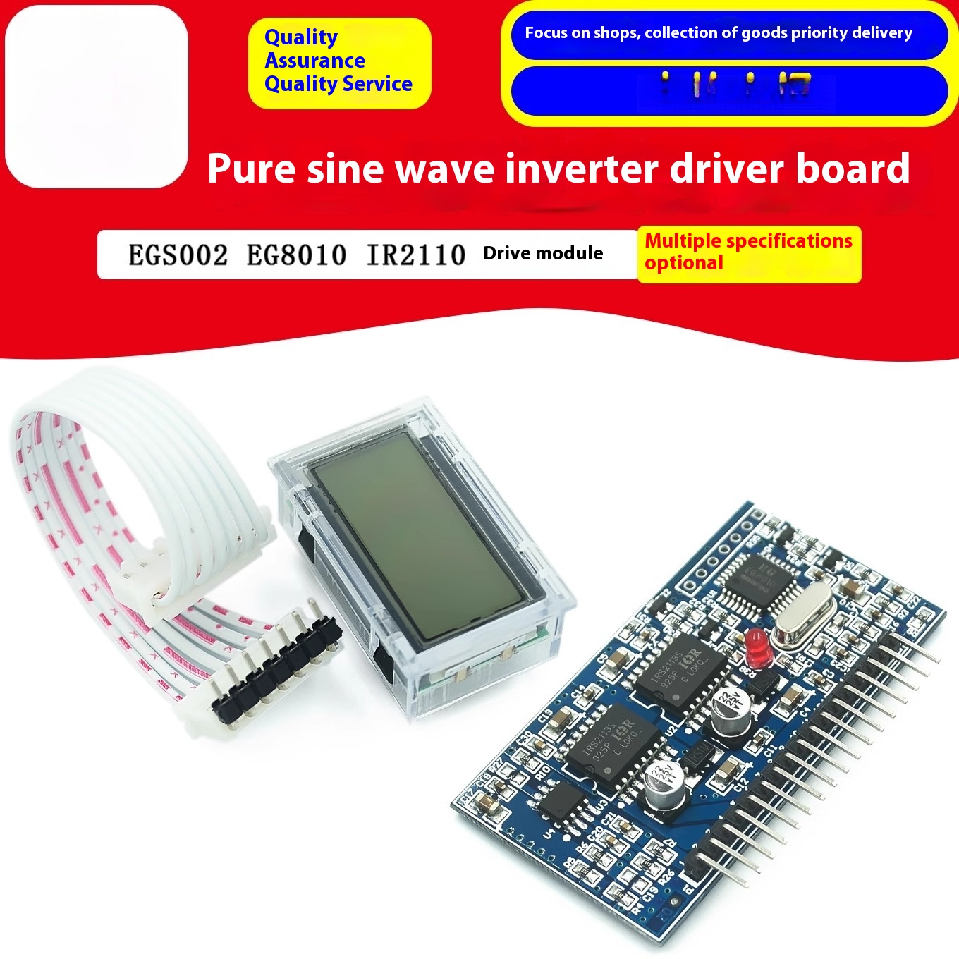 Egs002 Pure Sine Wave Inverter Driver Board - Carte de pilote d'onduleur à onde