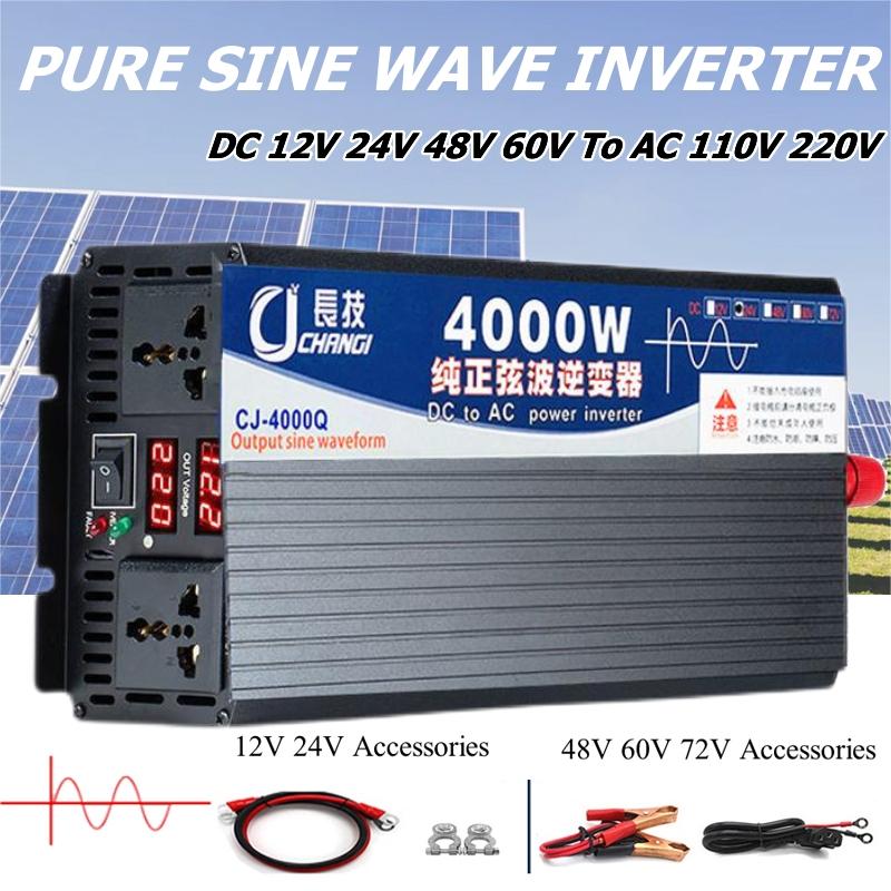 Inverter Pure Sine Wave 60Hz 120V 3000W - Onduleur à onde sinusoïdale Pure 4000W/5000W/5500W/3000W,