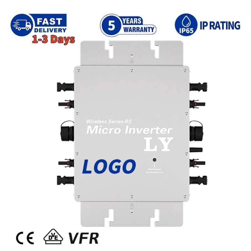 Micro Inverter 1400W Solar Grid Tie - Micro-onduleur solaire étanche, contrôle WIFI 1200w