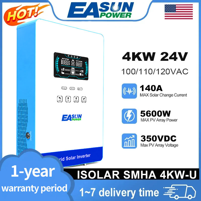 Grid Tie Inverter Limiter 2000W - EASUN POWER Onduleur Hybride Hors Réseau