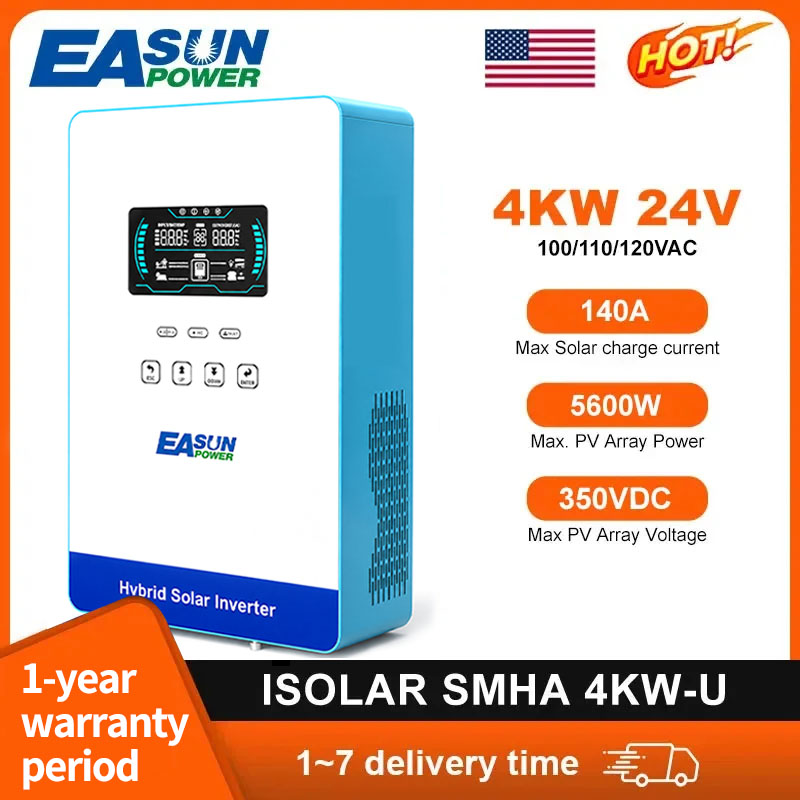 Grid Tie Inverter Limiter 2000W - EASUN POWER 4000W onduleur hybride 110V