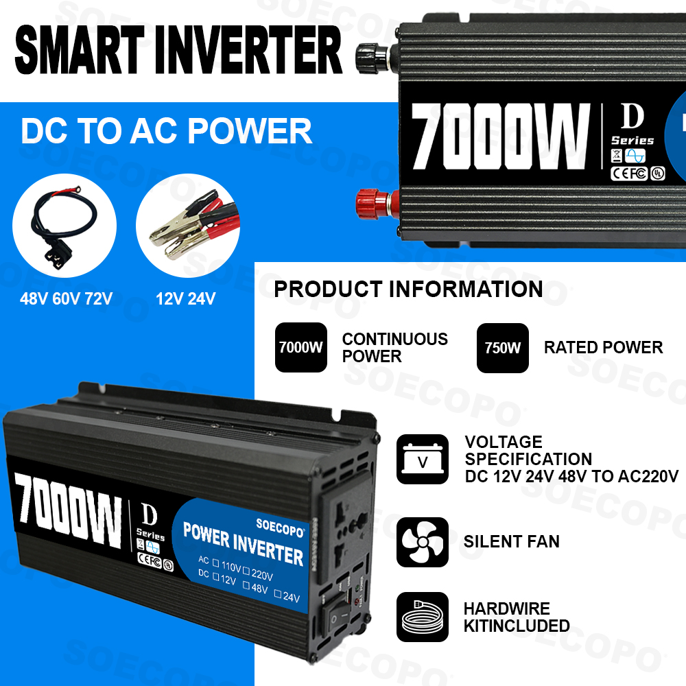 Convertisseur de courant pour  - Off Grid Solar Inverter 48V 6000W avis et prix