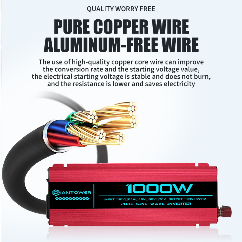 Convertisseur d'énergie à onde - Pure Sine Wave Inverter 5000W 48V 220V avis et prix