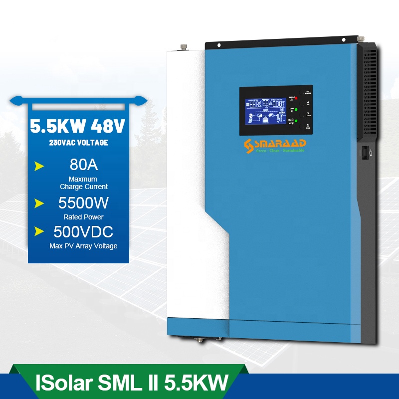 Contrôleur solaire haute fréqu - Hybrid Solar Inverter 5.5Kw Mppt 48V avis et prix