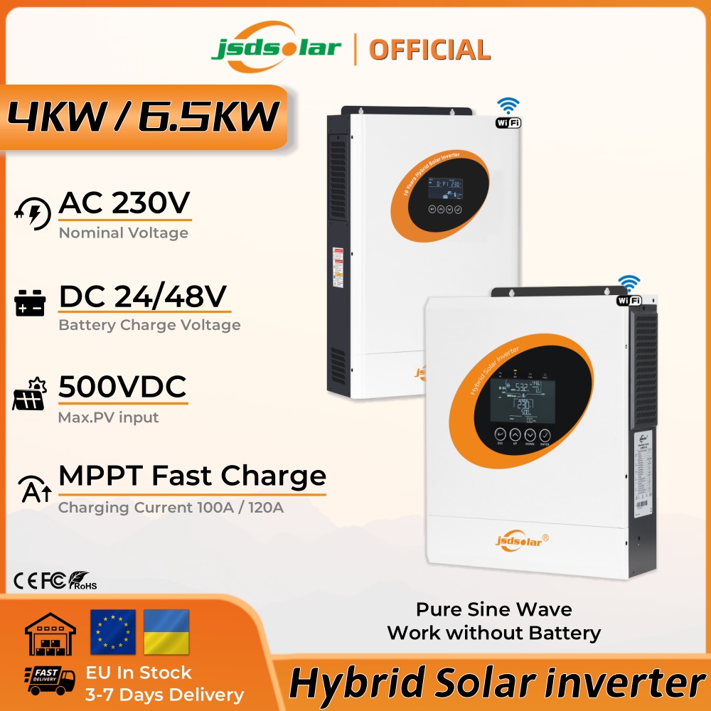Onduleur solaire hybride JSDSo - Hybrid Solar Inverter 5.5Kw Mppt 48V avis et prix