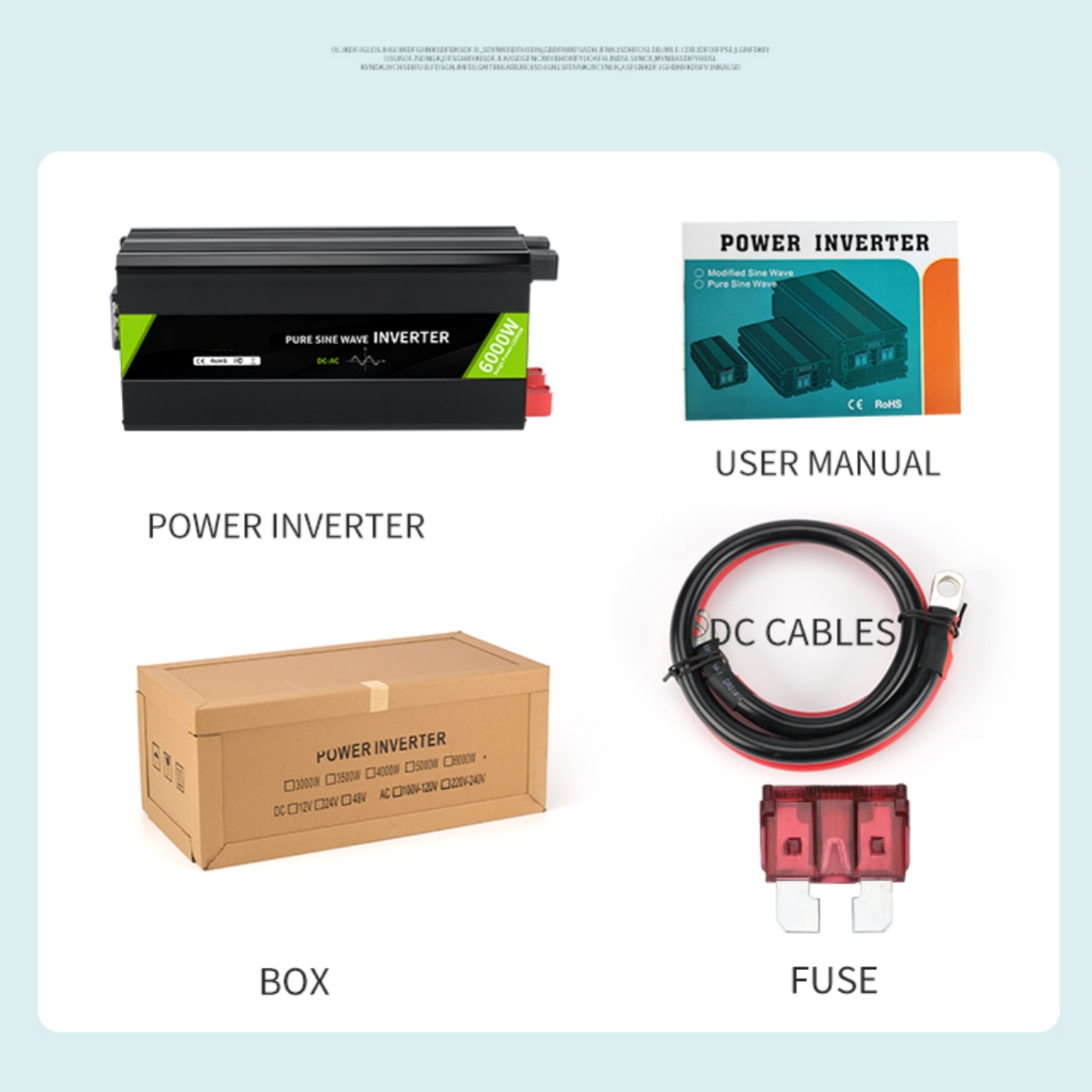 Myami 5000w 12v 24v 48v Dc à A - Pure Sine Wave Inverter 5000W 48V 220V avis et prix