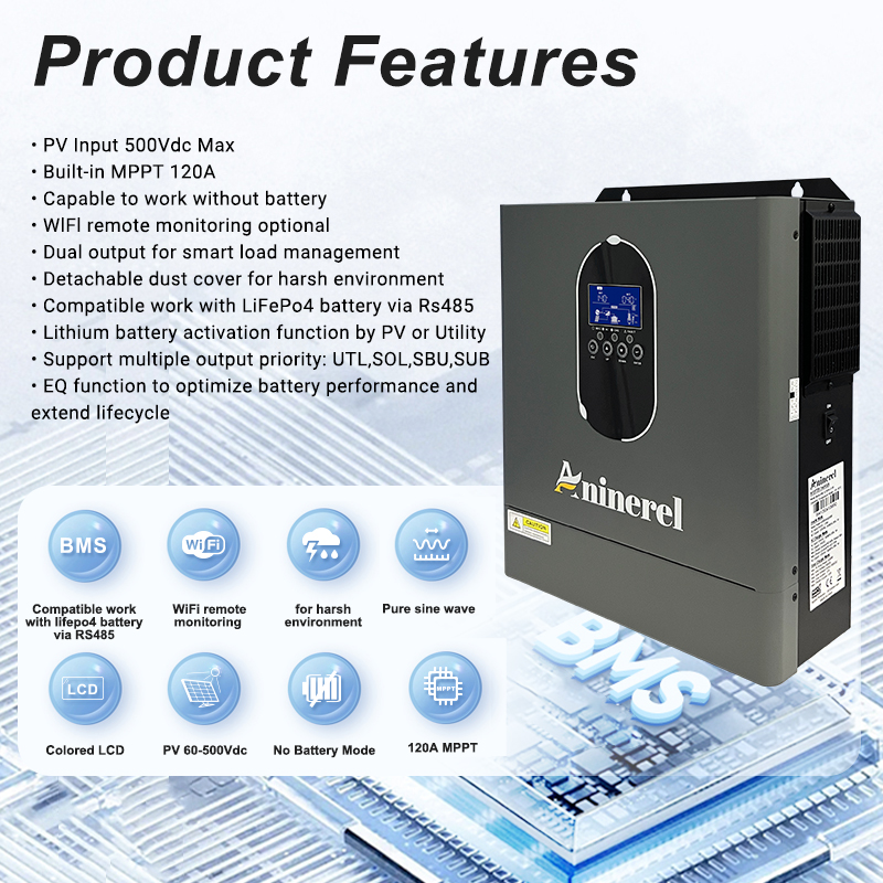 Aninerel 4200W 3KW 120V Ondule - Inverter Pure Sine Wave 60Hz 120V 3000W avis et prix