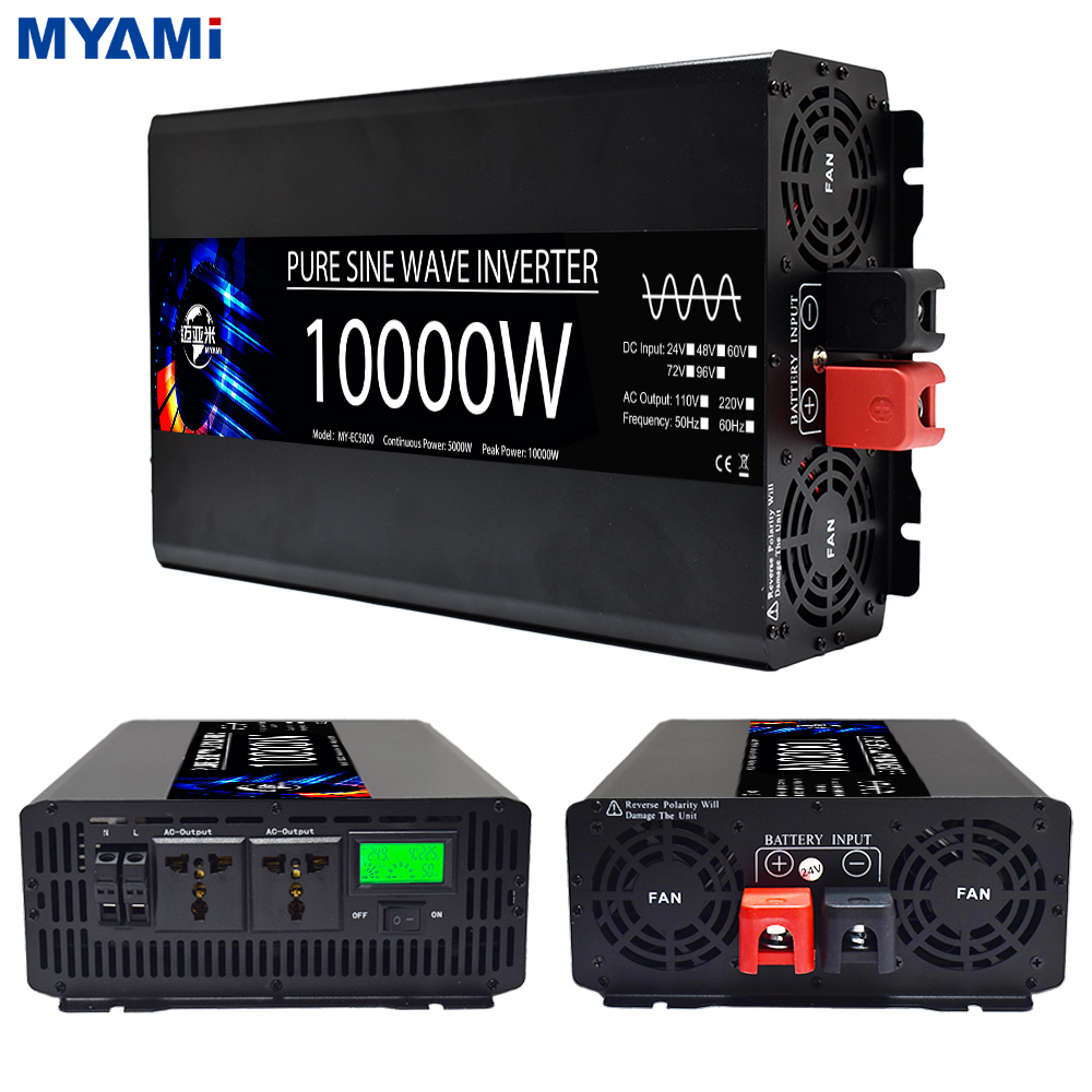 Onduleur à onde sinusoïdale pu - Pure Sine Wave Inverter 5000W 48V 220V avis et prix