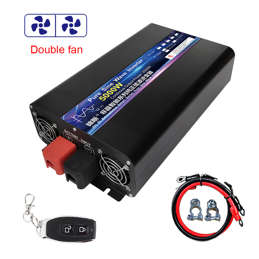 Onduleur à onde sinusoïdale Pu - Pure Sine Wave Inverter 5000W 48V 220V avis et prix
