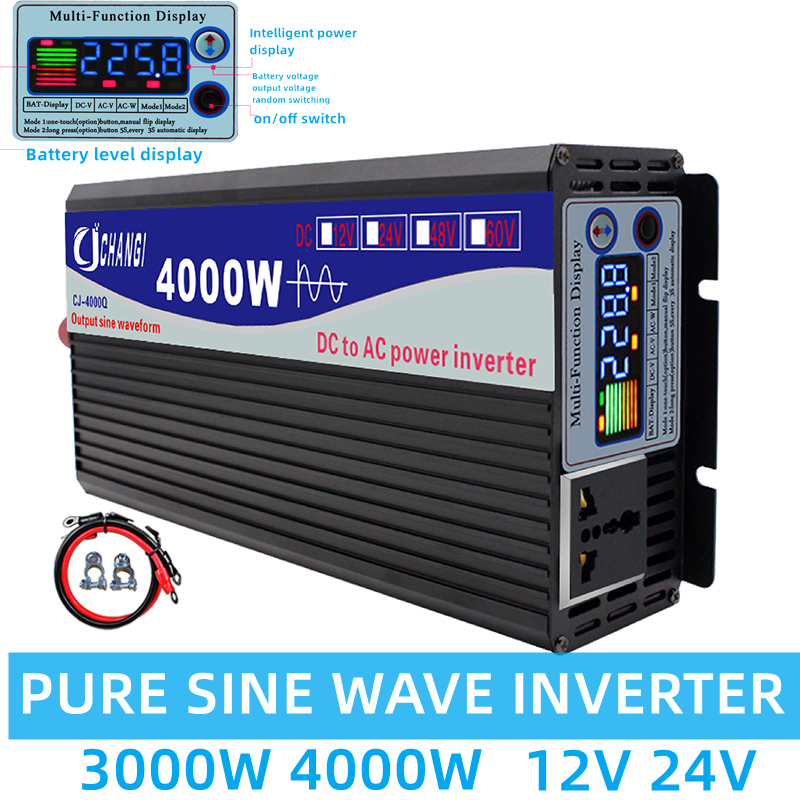 Onduleur à onde sinusoïdale Pu - Inverter Pure Sine Wave 60Hz 120V 3000W avis et prix