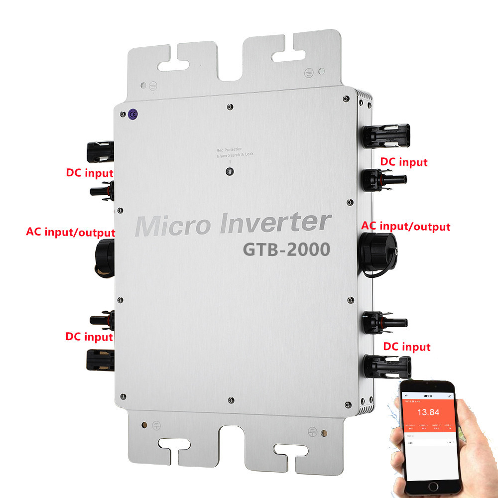 Micro-onduleur 2000W 2400W 280 - Grid Tie Inverter Limiter 2000W avis et prix