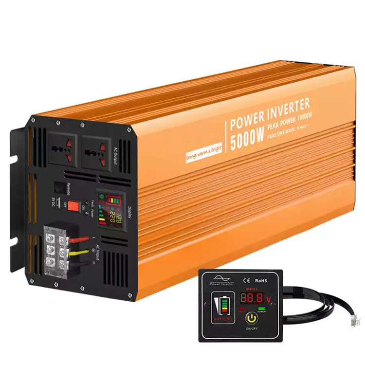 Convertisseur solaire à onde s - Pure Sine Wave Inverter 5000W 48V 220V avis et prix