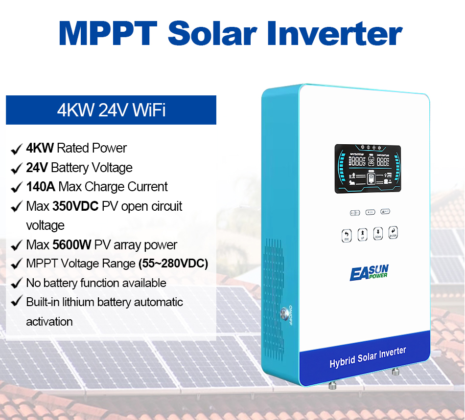 EASUN POWER Onduleur Solaire 4 - Grid Tie Inverter Limiter 2000W avis et prix