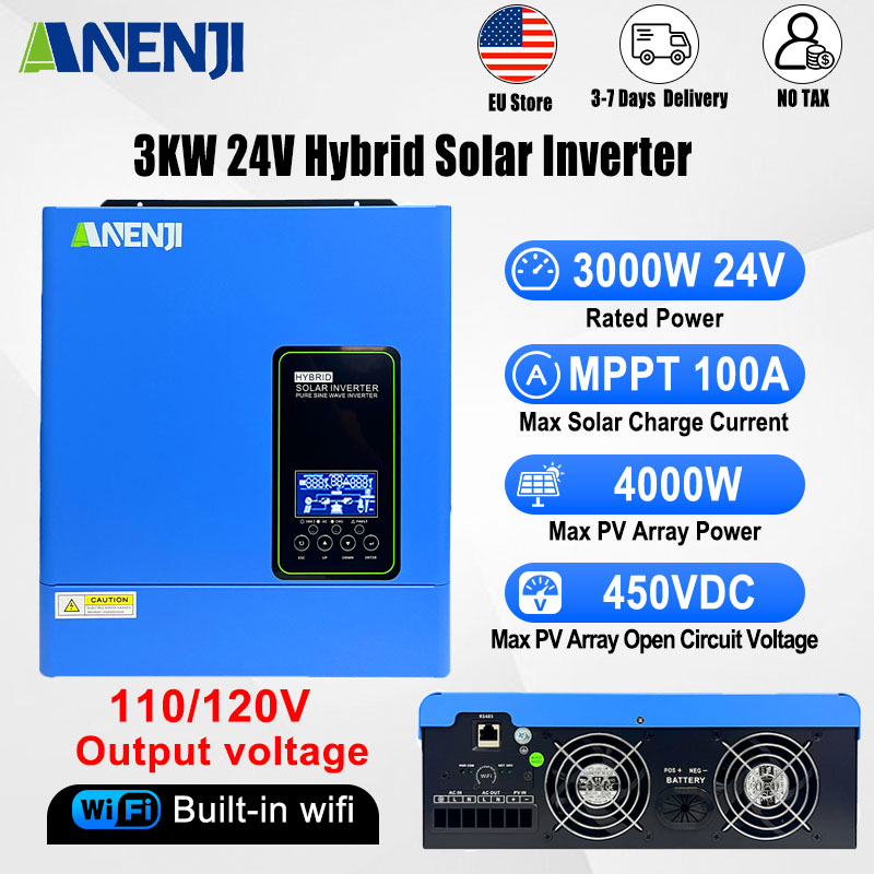 Convertisseur solaire hors rés - Inverter Pure Sine Wave 60Hz 120V 3000W avis et prix
