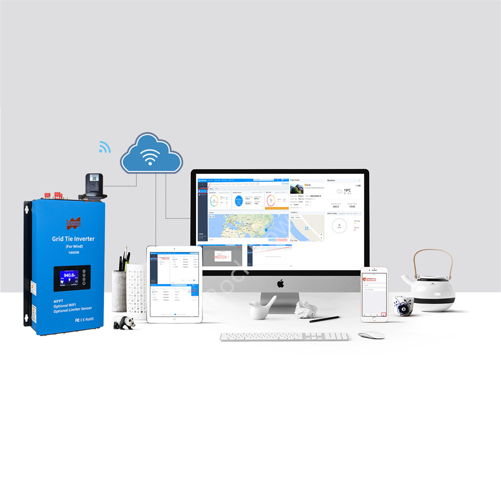 Onduleur pour éolienne MPPT, 1 - Grid Tie Inverter Limiter 2000W avis et prix