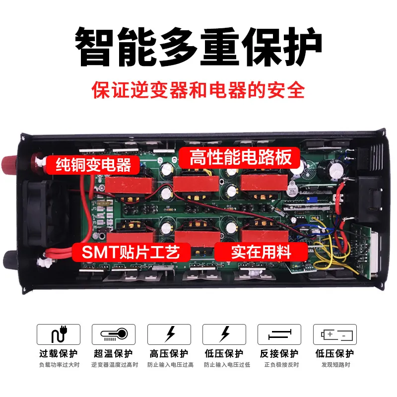 Convertisseur de puissance à o - Pure Sine Wave Inverter 5000W 48V 220V avis et prix