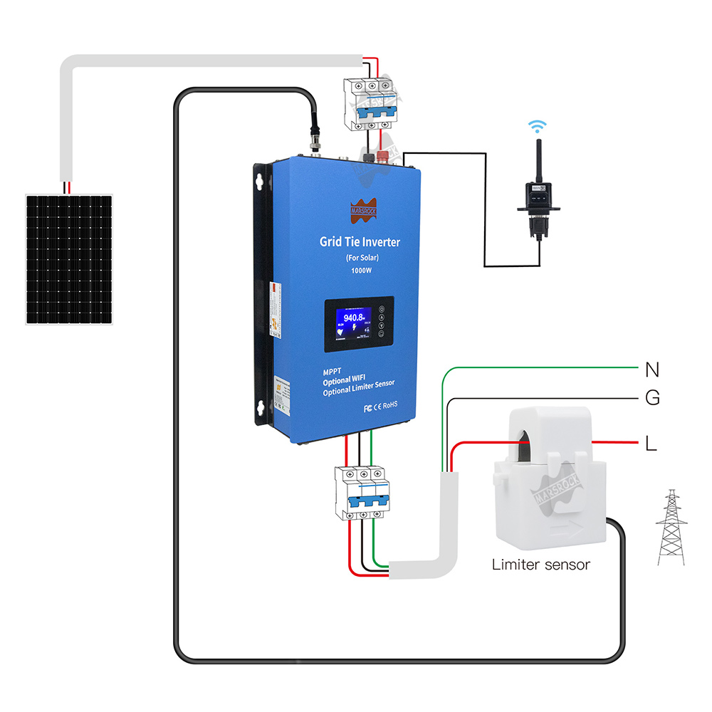 20M LimClaSensor Câble Pour 10 - Grid Tie Inverter Limiter 2000W avis et prix